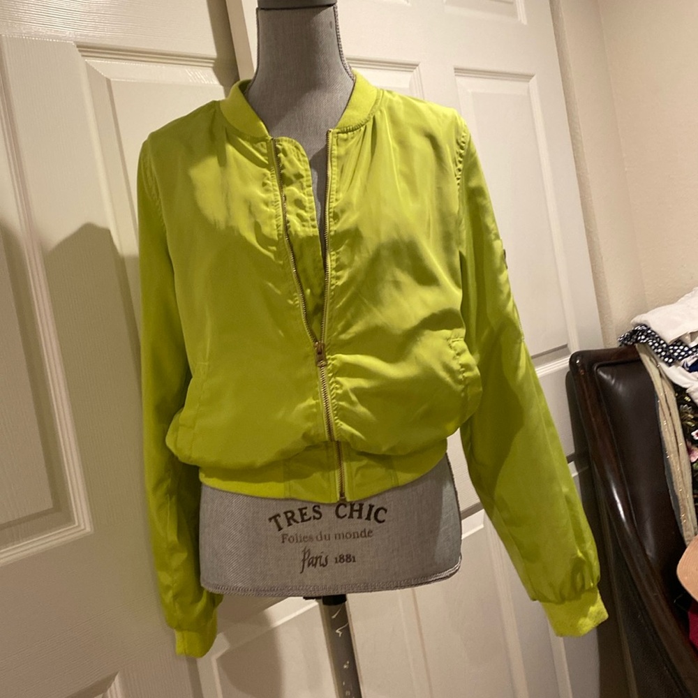 Windbreaker bomber jacket